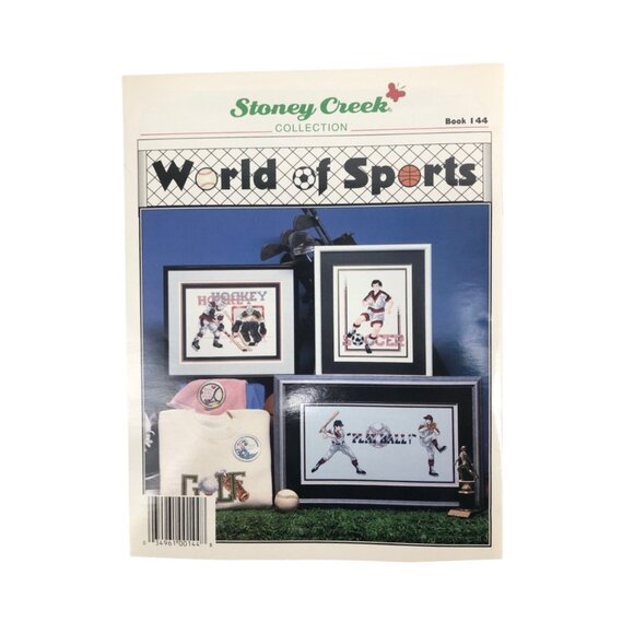 Stoney Creek World of Sports Cross Stitch Booklet #144 - Picture 1 of 2